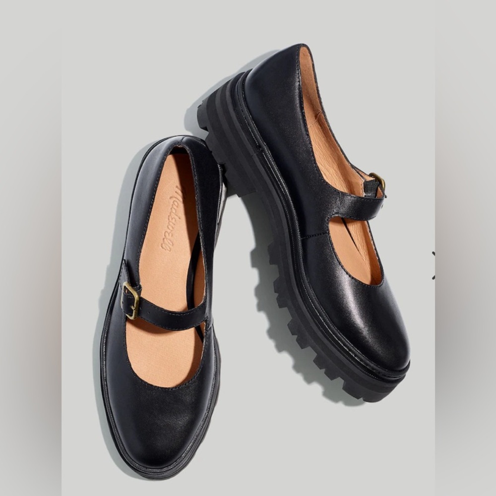 Madewell Freya lug sole mary janes 7.5